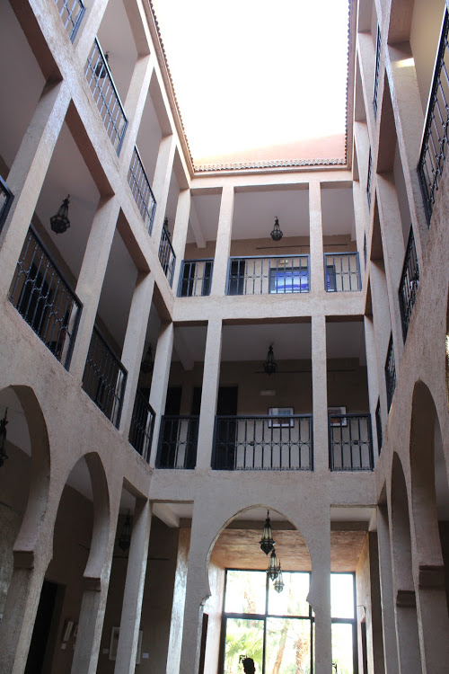 open courtyard