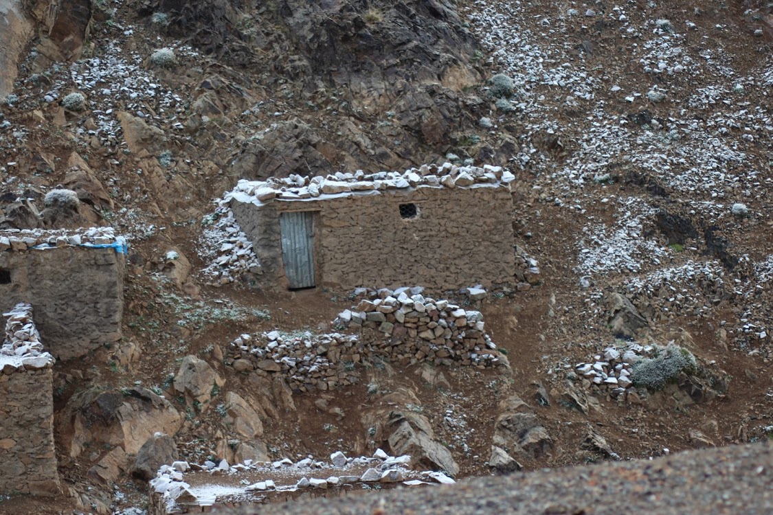 Brick house on mountain