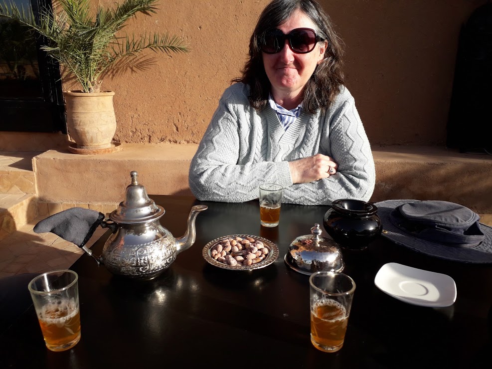 Dar Chamaa welcome with mint tea