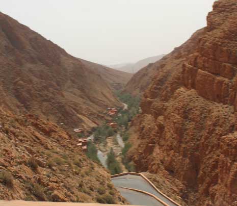 Looking along the Gorge